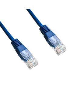 DATACOM Patch cord UTP CAT6 0,5m modrý