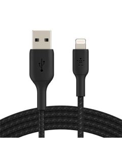 Belkin BOOST CHARGE™ Lightning/USB-A kabel, 1m, černý - odolný
