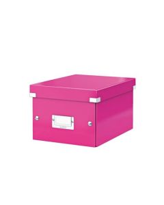 LEITZ Univerzální krabice  Click&Store, velikost S (A5), růžová