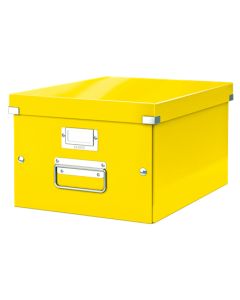 LEITZ Univerzální krabice  Click&Store, velikost M (A4), žlutá