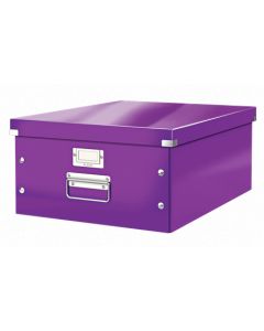 LEITZ Univerzální krabice  Click&Store, velikost L (A3), purpurová