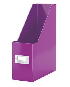 LEITZ Stojan na časopisy  Click&Store, purpurová