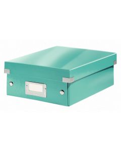 LEITZ Organizační box  Click&Store, velikost S, ledově modrá