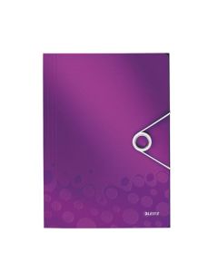 LEITZ Desky na dokumenty WOW, PP, purpurová