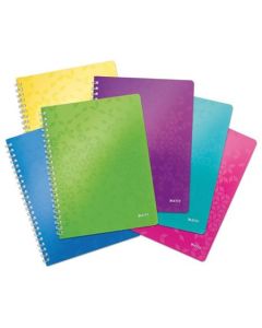 LEITZ Blok WOW A4, PP, linka, zelená