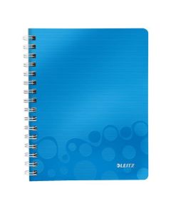 LEITZ Blok WOW A5, PP, linka, modrá