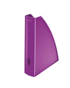 LEITZ Stojan na časopisy  WOW, purpurová