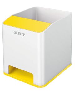 LEITZ Stojánek na tužky WOW hudební, bílá/žlutá