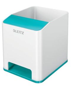 LEITZ Stojánek na tužky  WOW hudební, bílá/ledově modrá