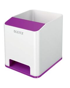 LEITZ Stojánek na tužky  WOW hudební, bílá/fialová