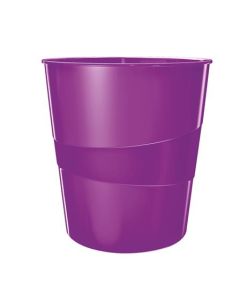 LEITZ Odpadkový koš WOW, purpurová