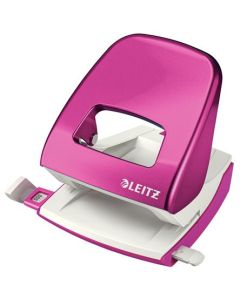 LEITZ Stolní děrovačka  NeXXt WOW 5008, met. růžová, box
