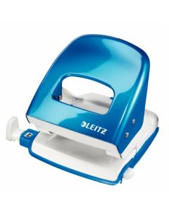 LEITZ Stolní děrovačka  NeXXt WOW 5008, met. modrá, box