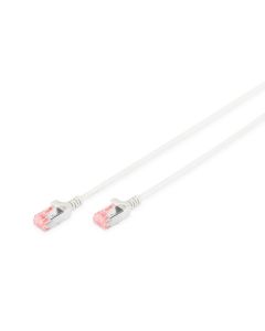 Digitus Tenký propojovací kabel U-FTP CAT 6 U-FTP, Cu, LSZH AWG 28/7, délka 10 m, barva šedá