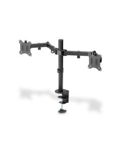 Digitus držák na dva monitory 15-32 ", 2x 8 kg (max.), Černé  VESA: 75 x 75, 100 x 100