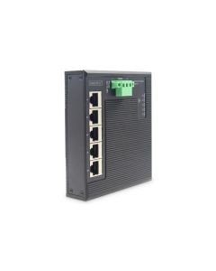 Digitus Průmyslový 5-portový gigabitový plochý přepínač 5 portů, DIN lišta, prodloužená teplota. rozsah