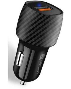 CONNECT IT InCarz QUICK CHARGE 3.0 nabíječka do auta, 1x USB-A, 3 A, CARBON