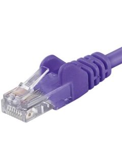 PremiumCord Patch kabel UTP RJ45-RJ45 CAT6 2m fialová