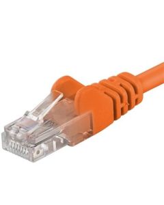 PremiumCord Patch kabel UTP RJ45-RJ45 CAT6 3m oranžová