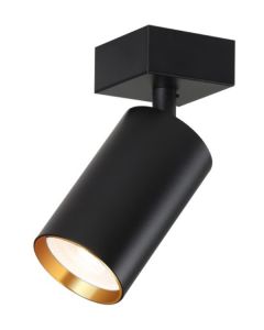 IMMAX NEO PUNTO-1 SMART bodové svítidlo černé zlaté zdroj  GU10 4,8W, RGB+CCT, Zigbee 3.0, TUYA