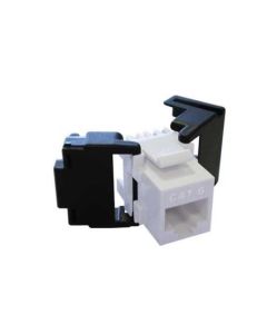 OPTIX UTP keystone Cat6, beznástrojový, bílý, š. 17 mm