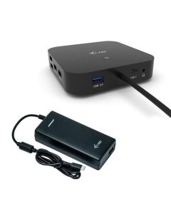 i-tec USB-C Dual Display Docking Station with Power Delivery 100 W + i-tec Universal Charger 112 W
