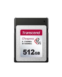 Transcend 512GB CFexpress 820 NVMe PCIe Gen3 x2 (Type B) paměťová karta, 1700MB/s R, 1000MB/s W