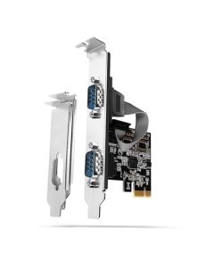 AXAGON PCEA-S2N, PCIe řadič - 2x sériový port (RS232) 250 kbps, vč. LP
