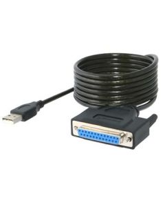 PremiumCord USB printer kabel USB na paralelní port (DB25F)