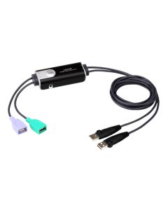ATEN 2-Portový  USB Bezokrajový kabelový KVM přepínač