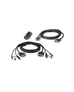 ATEN 3M USB DVI-D Dual Link Dual Display Secure KVM Cable Kit