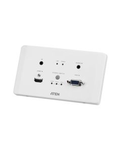 Aten HDMI & VGA HDBaseT Transmitter with EU Wall Plate / PoH (4K@100m) (HDBaseT Class A)
