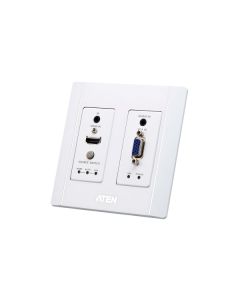 Aten HDMI & VGA HDBaseT Transmitter with US Wall Plate / PoH (4K@100m) (HDBaseT Class A)