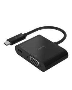 Belkin USB-C adaptér na VGA + 60W napájení, černá