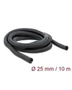 Delock Samouzavírací pletené opláštění 10 m x 25 mm, černé