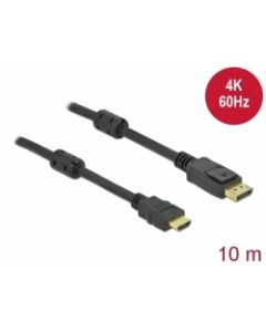 Delock Kabel z Active DisplayPort 1.2 na HDMI, 4K, 60 Hz 10 m