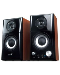 Genius repro SP-HF500A v2, 2.0, 16W, 3,5mm jack, dřevěné, hnědo-černé
