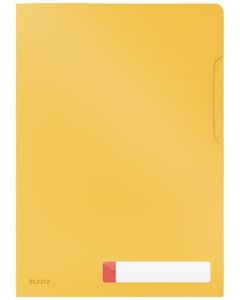 LEITZ L Desky na dokumenty  Cosy A4, neprůhledný PP 200 mic, 3 ks, teplá žlutá