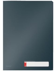 LEITZ Třídící desky  Cosy A4, neprůhledný PP, 3 ks, sametová šedá