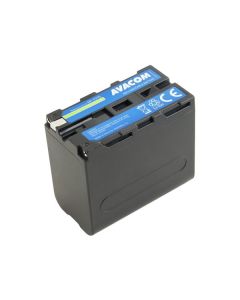 AVACOM Náhradní baterie Sony NP-F970 Li-Ion 7.2V 10050mAh 72.4Wh LED indikace