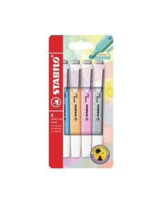 Zvýrazňovač STABILO swing cool,sada 4 pastel barev