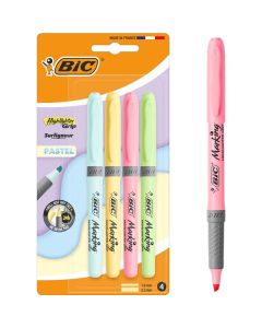 Zvýrazňovač BIC Marking, sada 4 pastelových barev
