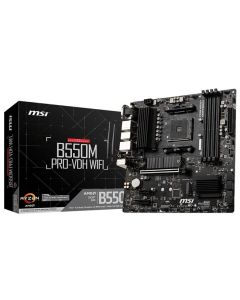 MSI B550M PRO-VDH WIFI, AM4, AMD B550, 4x DDR4, mATX