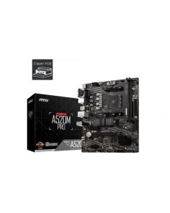 MSI A520M PRO, AM4, AMD A520, 2x DDR4, mATX