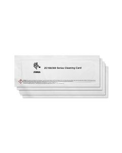 Zebra Cleaning Card Kit (Improved), ZC100/300, 5 Cards
