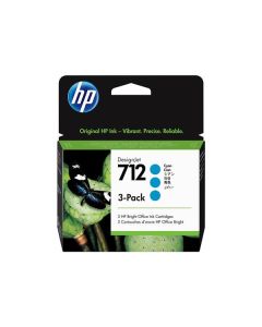 HP Ink Cartridge 712/Cyan/29-ml/3-Pack