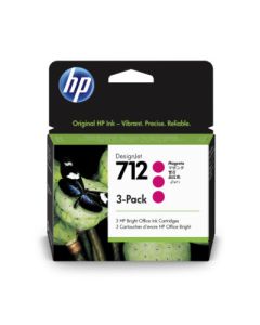 HP Ink Cartridge 712/Magenta/29-ml/3-Pack