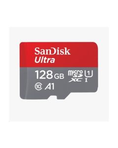 SanDisk MicroSDXC karta 128GB Ultra (100MB/s, Class 10, Android) + adaptér