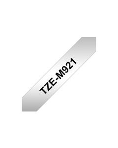 Brother - TZe-M921, stříbrná metalická / černá (9mm, laminované)