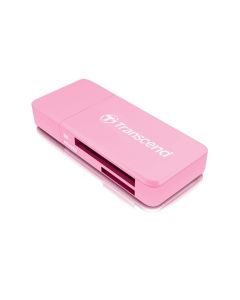 Transcend RDF5 USB 3.0 čtečka paměťových karet SDHC (UHS-I)/SDXC (UHS-I)/microSDHC (UHS-I)/microSDXC (UHS-I), růžová